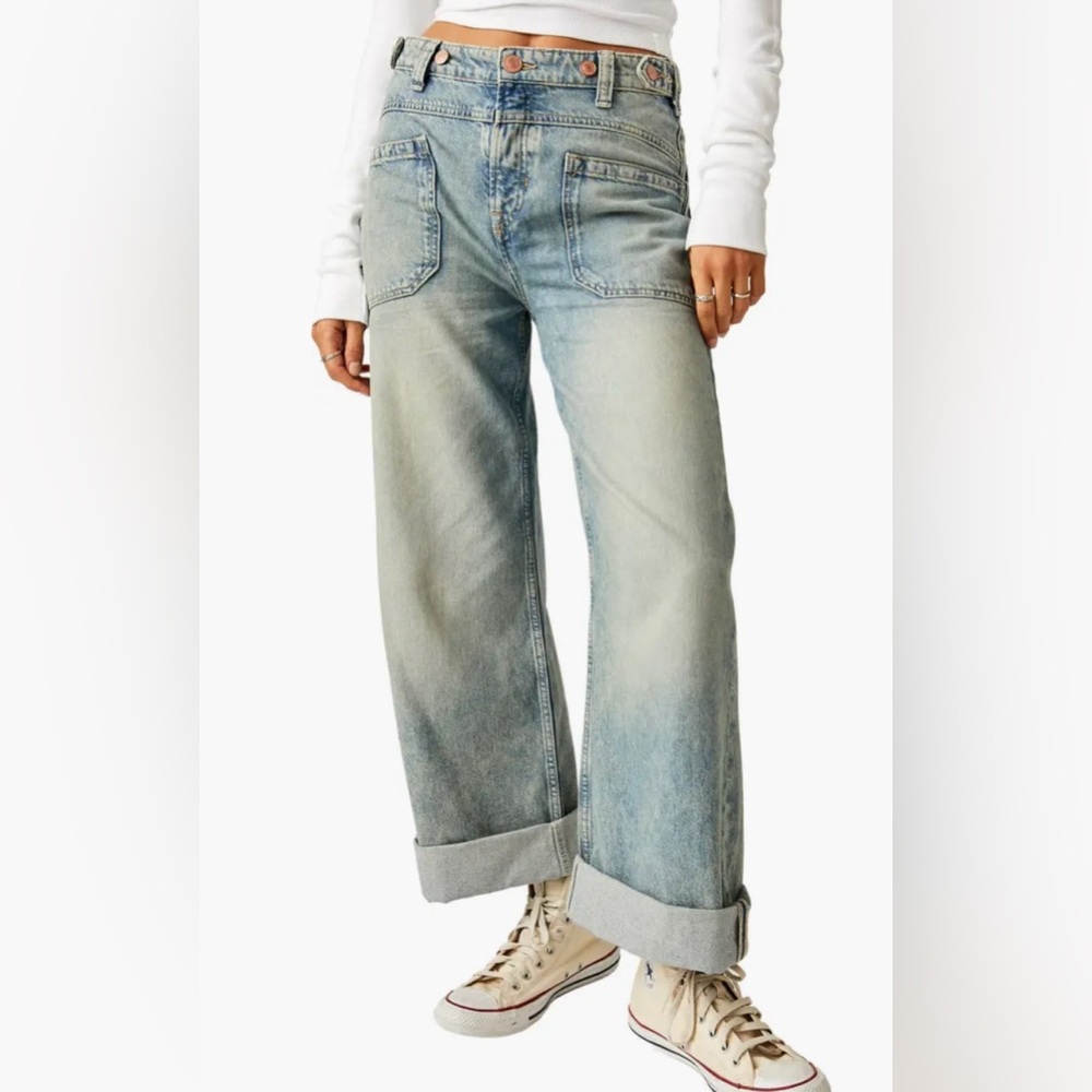 We the free Palmer cuffed jeans
